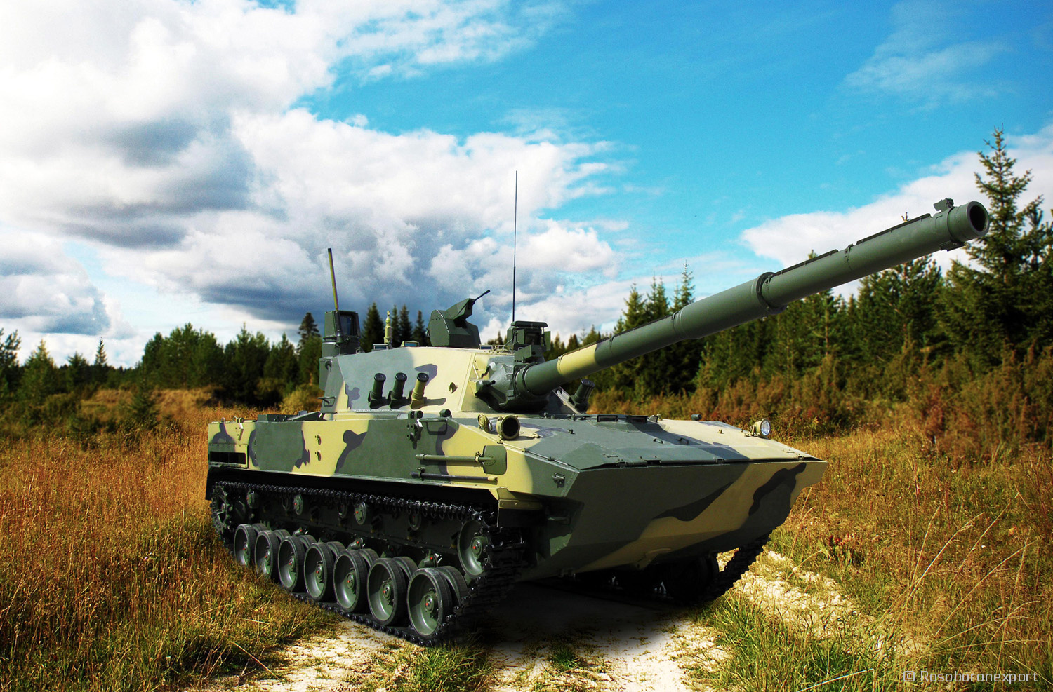 Light Amphibious Tank (LAT) SPRUT-SDM1 | Catalog Rosoboronexport
