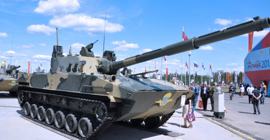 Рособоронэкспорт выводит на экспорт легкий плавающий танк "Спрут-СДМ1"