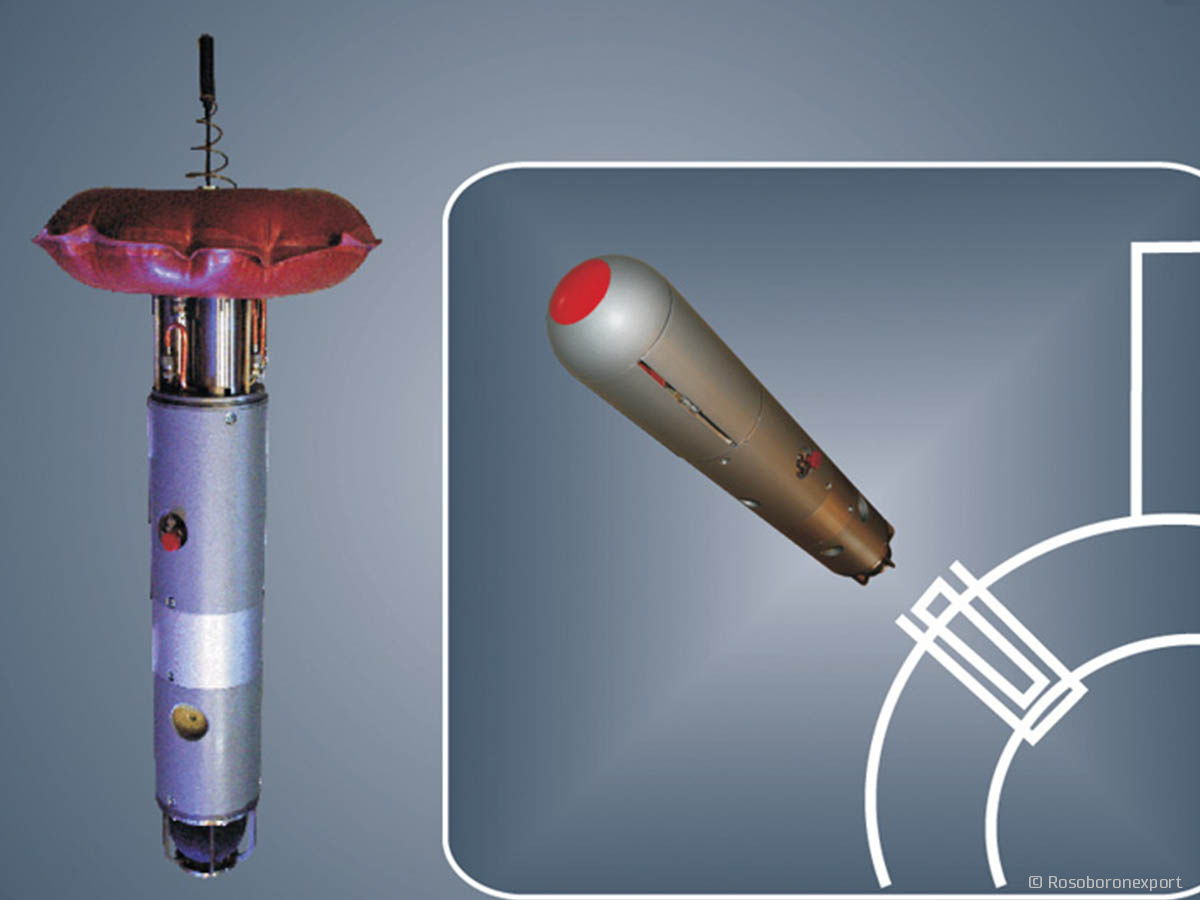 Smallsize sonar contrameasures system for submarine protection VistE Catalog Rosoboronexport
