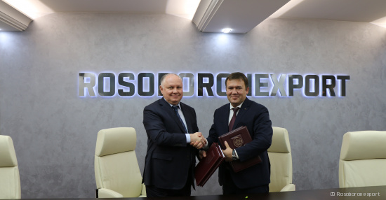 Rosoboronexport firmó el convenio de colaboración con la Corporación de Construcción Naval “Ak Bars”