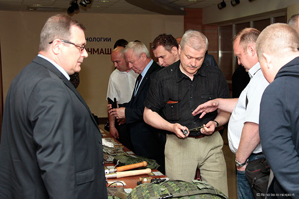 Meetings section technique and armament of ground troops