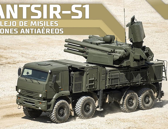 Complejo de misiles y cañones antiaéreos Pantsir-S1