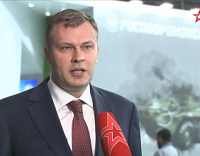 Интервью заместителя генерального директора АО Рособоронэкспорт А.Щербинина на выставке MILEX-2021 в Минске