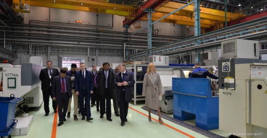 Rosoboronexport and Almaz – Antey Corp. show innovation technology park to the delegation of Indian Ministry of Defence