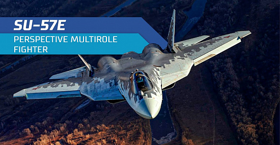 Su-57E perspective multirole fighter