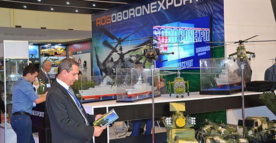 Rosoboronexport at the debut ADEX 2014 exhibition