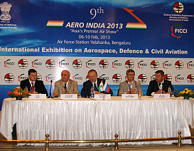 Rosoboronexport at AERO INDIA 2013: a strong positive impetus to the relations in the military-technical sphere
