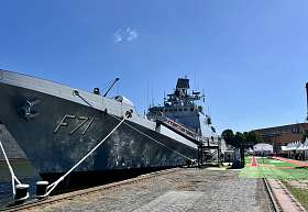 ROSOBORONEXPORT hands over Project 11356 frigate Tamal, built at Yantar USC shipyard in Russia, to Indian Navy